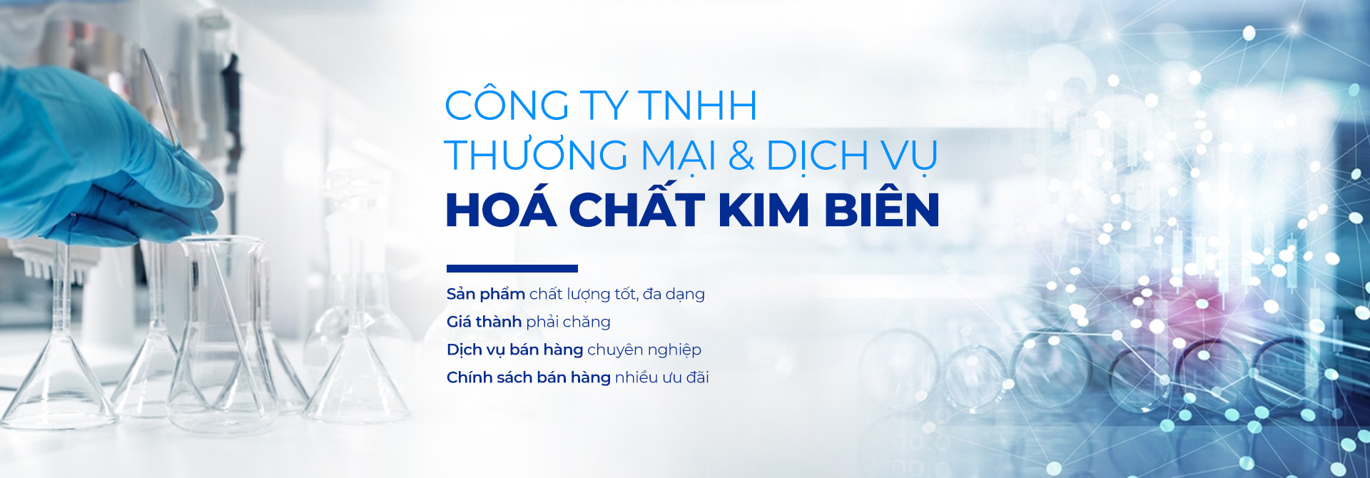 CÔNG TY TNHH THƯƠNG MẠI & DỊCH VỤ HOÁ CHẤT KIM BIÊN